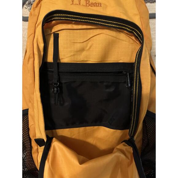 LL Bean Yellow Backpack - Picture 6 of 10